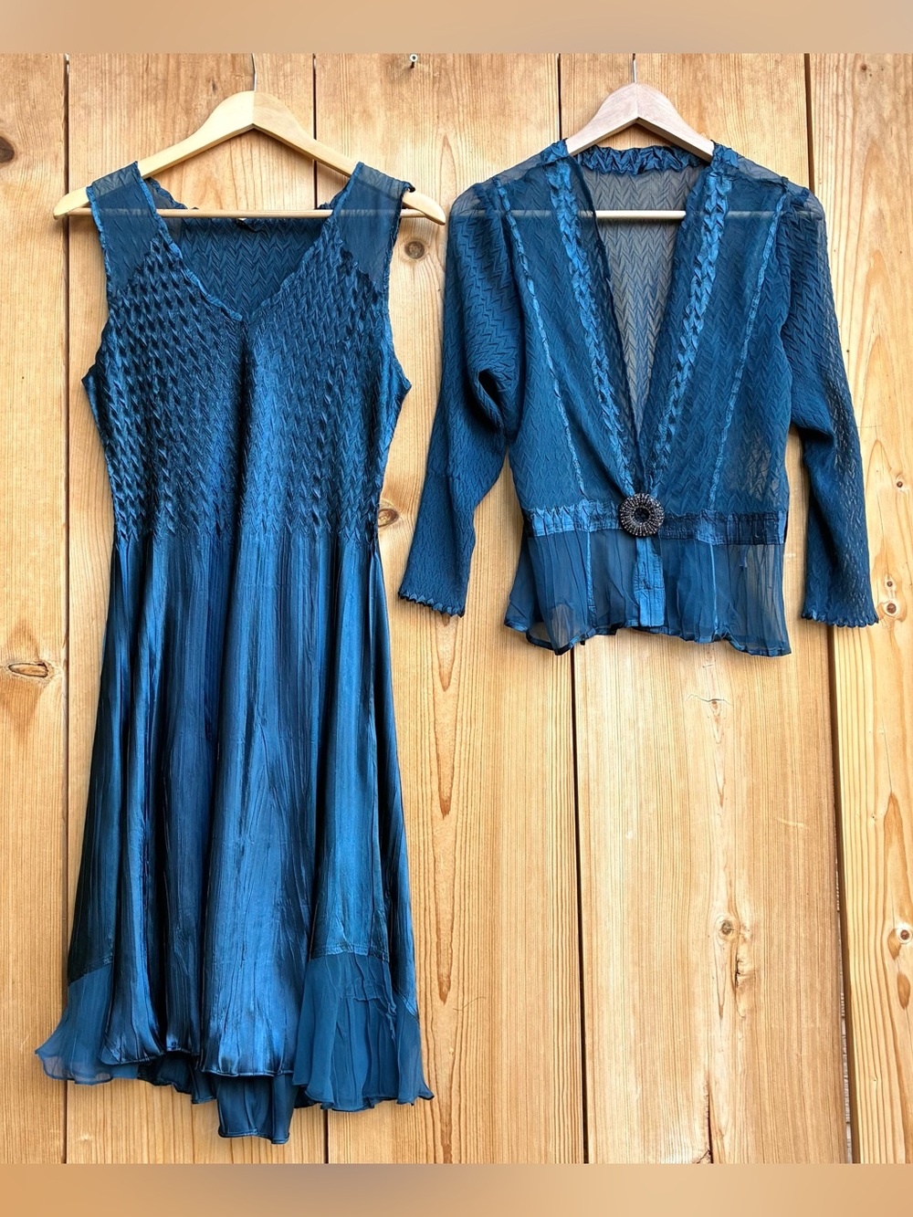 Komarov Dress With Matching Jacket Sz Medium
